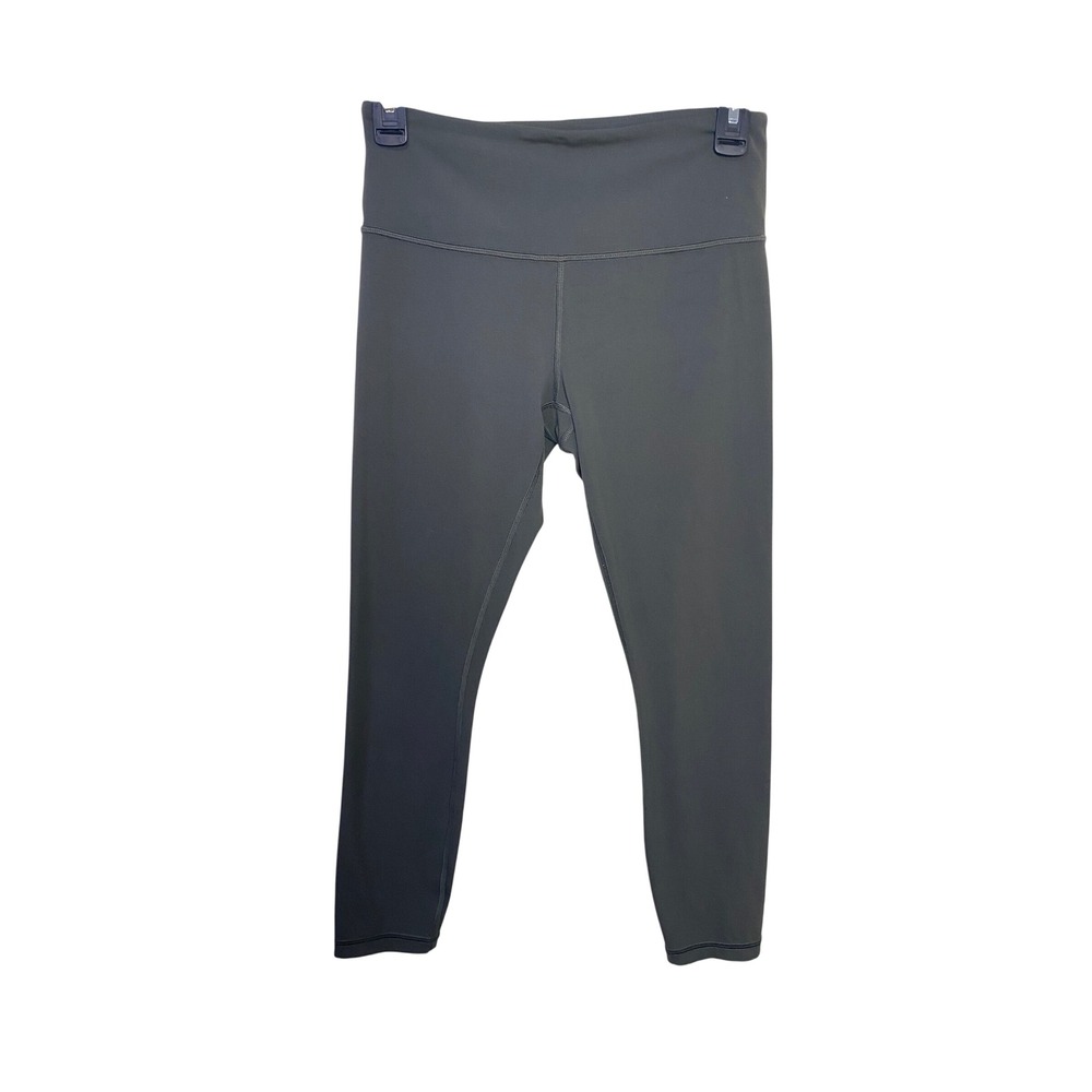 Athleta Elation 7/8 Tight Leggings Gray/Green SP Small Petite High Rise